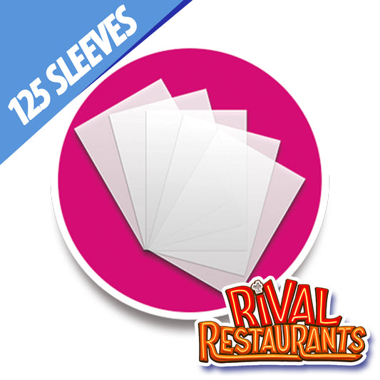 Rival Restaurants Poker-Sized Sleeves (Pack of 125) [Pre-Order]