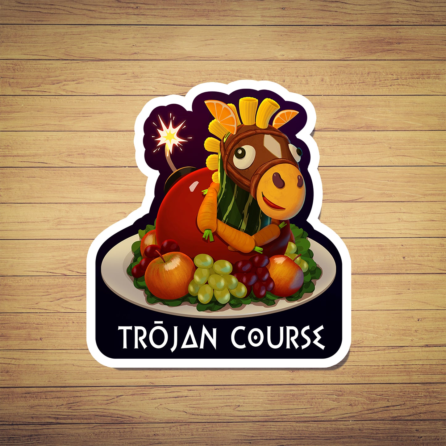 Trojan Course Sticker