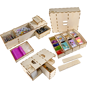 Bento Box (Wooden Organizer Insert)